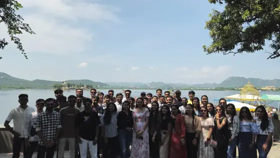 Team trip by the lake