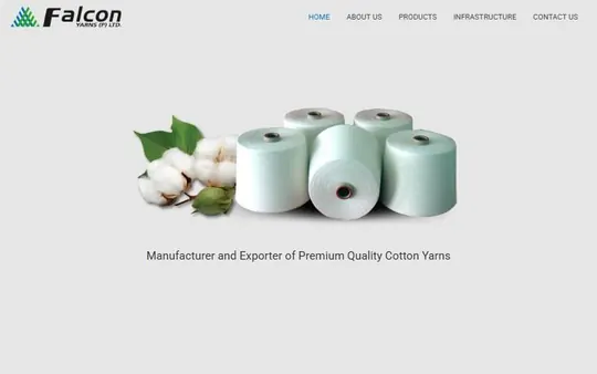 Homepage of Falcon Yarns