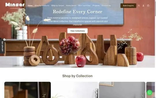 Homepage of Minsar Design