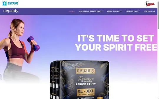 Homepage of Nupanty